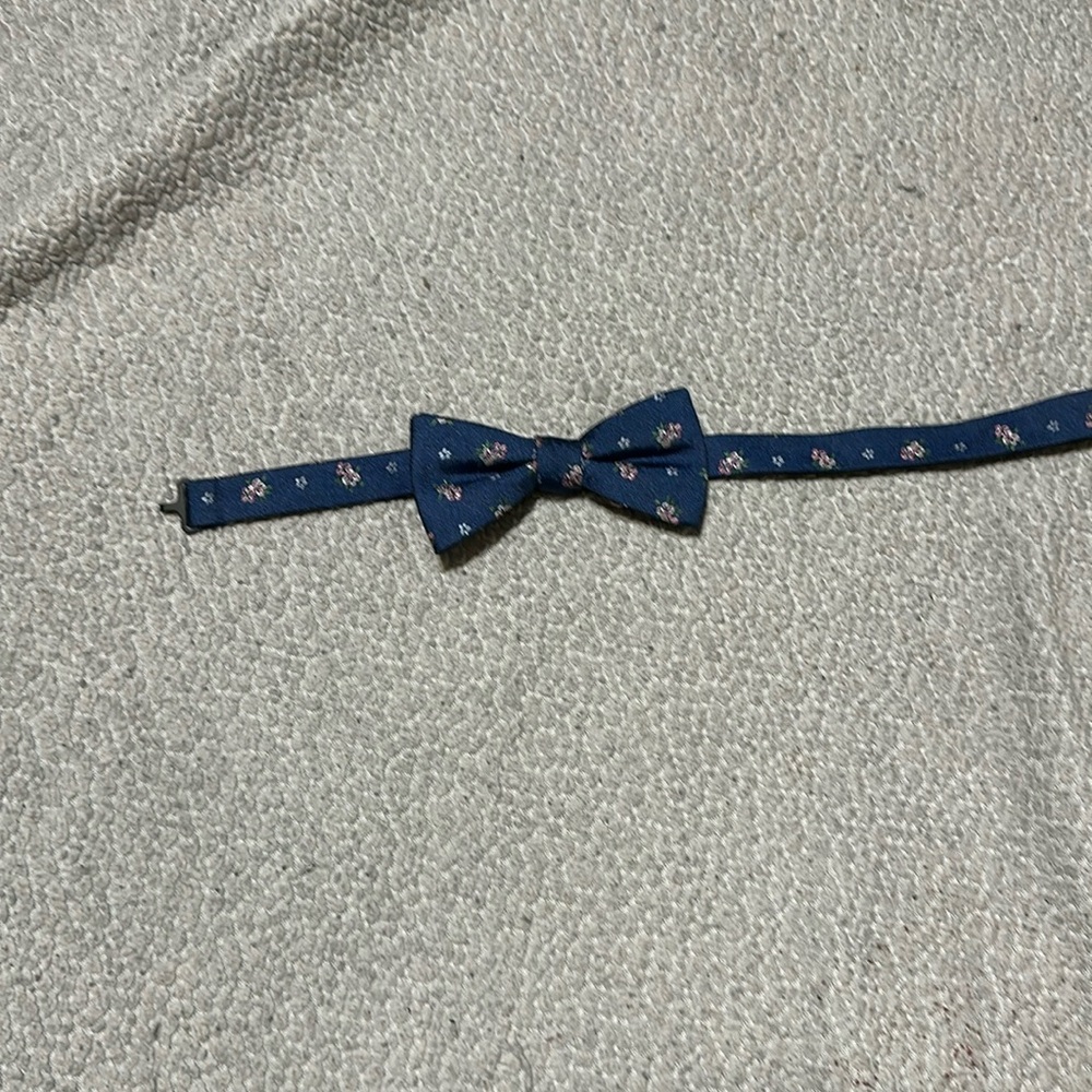 Multicolor chaps bow tie